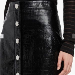 AllSaints Patent leather skirt